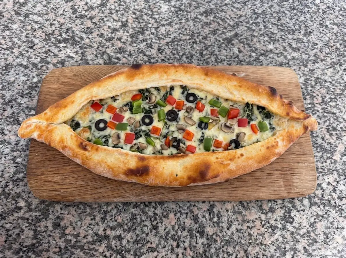 Vegetarische Pide  käse