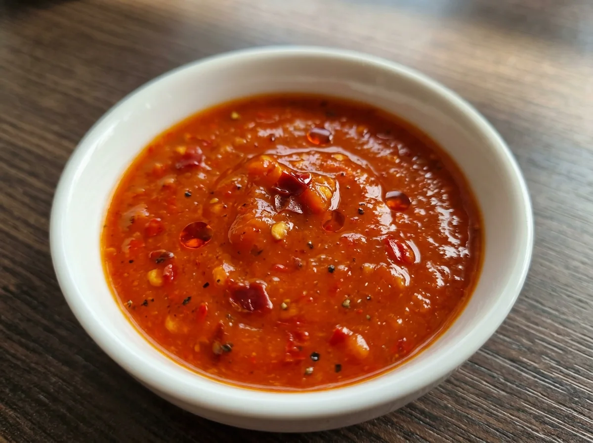 scharfe  sause dip