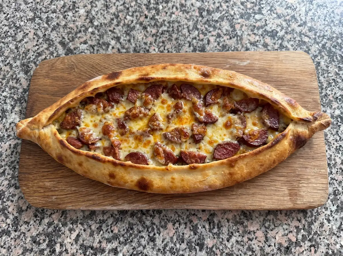 Pide Sucuk käse