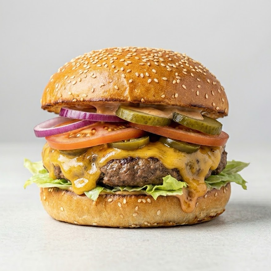 XXL Chili-Cheeseburger