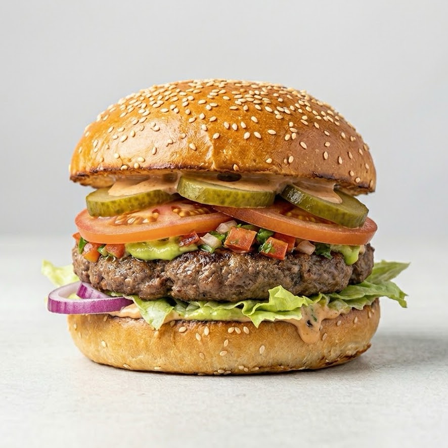 XXL Mexican Heat Burger