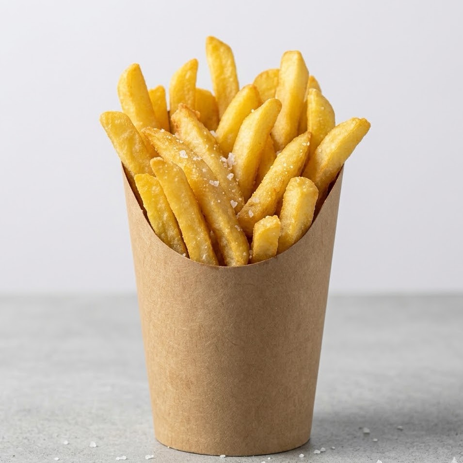 Große Pommes frites