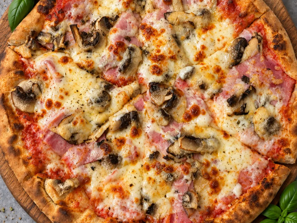 Pizza Prosciutto e Funghi